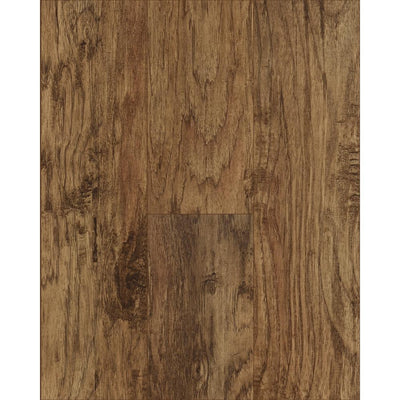 TrafficMASTER Hand scraped Saratoga Hickory 7 mm Thick x 7-2/3 in. Wide x 50-5/8 in. Length Laminate Flooring (24.17 sq. ft. / case) - Super Arbor