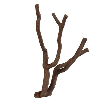 Cast Iron Rustic Decorative Tree Branch Hook Wall Mount - Super Arbor