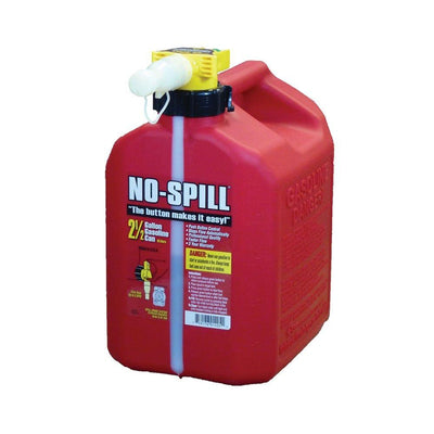 No Spill 2.5 Gal. Poly Gas Can (CARB and EPA Compliant) - Super Arbor