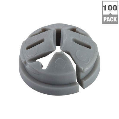 3/8 in. - 1/2 in. Knockout Non-Metallic Push-In Connector (100-Pack) - Super Arbor