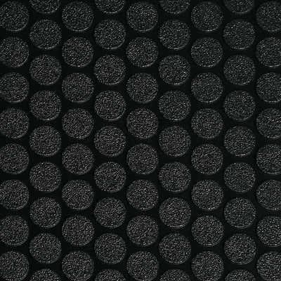 G-Floor Small Coin 5 ft. x 10 ft. Midnight Black Commercial Grade Vinyl Garage Flooring Cover and Protector