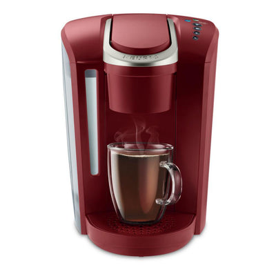 K-Select Vintage Red Single Serve Coffee Maker with Automatic Shut-Off - Super Arbor