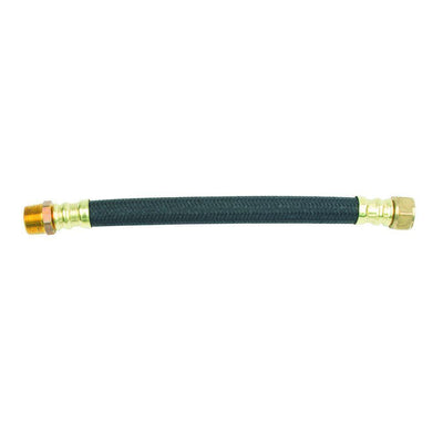 3/4 in. MIP x 3/4 in. FIP x 12 in. Polymer Braided Water Heater Connector (0.57 in. I.D.) - Super Arbor