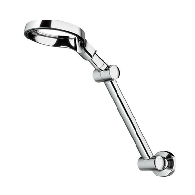 1-Spray 6 in. Single Wall Mount Fixed Shower Head in Chrome - Super Arbor