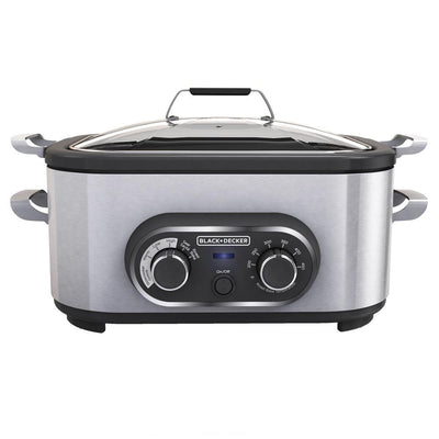 6.5 Quart Stainless Steel Slow Cooker - Super Arbor