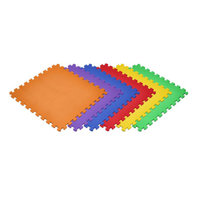 Norsk Rainbow 24 in. x 24 in. x 0.47 in. Foam Interlocking Floor Mat (6-Pack)