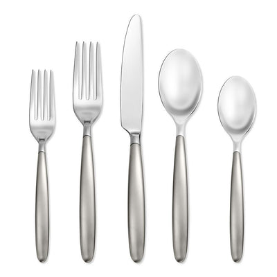 Tidal Frosted 20-Piece Flatware Set (Service for 4) - Super Arbor