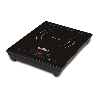 Single Burner 8 in. Black Electric Portable Induction Cooktop - Super Arbor