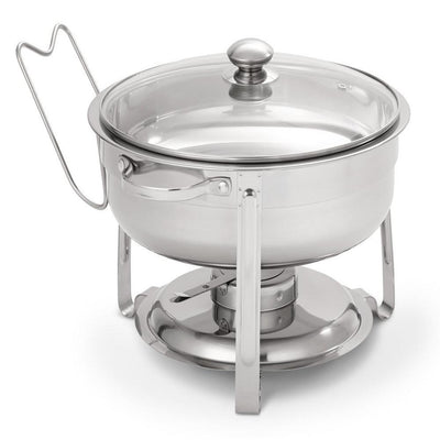 Sangerfield 4.5 Qt. 6-Piece Stainless Steel Chafing Dish Set - Super Arbor