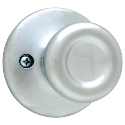 Tylo Satin Chrome Half-Dummy Door Knob - Super Arbor