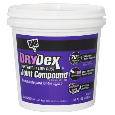 DAP DryDex 32 oz. Premium Lightweight Low Dust Joint Compound - Super Arbor