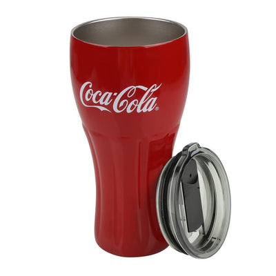 16 oz. Genuine Curve Vacuum Insulated Stainless Steel Red Portable Tumbler - Super Arbor