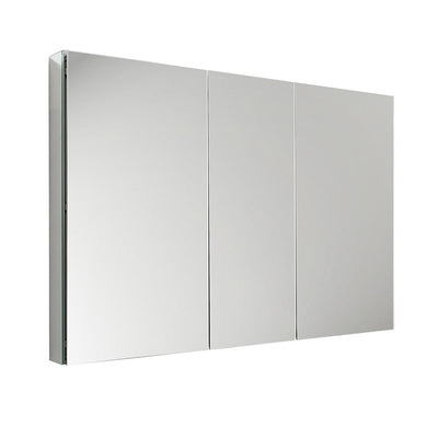 49 in. W x 36 in. H x 5 in. D Frameless Recessed or Surface-Mounted Bathroom Medicine Cabinet - Super Arbor