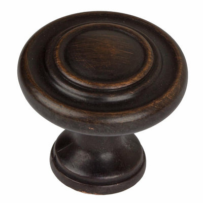 1-1/4 in. Dia Oil Rubbed Bronze Classic Round Ring Cabinet Knob (10-Pack) - Super Arbor
