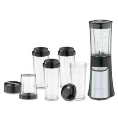 SmartPower 32 oz. 3-Speed Stainless Steel Compact Blender with Plastic Jar - Super Arbor