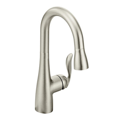 Arbor Single-Handle Pull-Down Sprayer Bar Faucet with Reflex and Power Clean in Spot Resist Stainless - Super Arbor