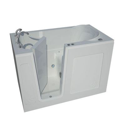 HD Series 30 in. x 54 in. Left Drain Quick Fill Walk-In Air Tub in White - Super Arbor