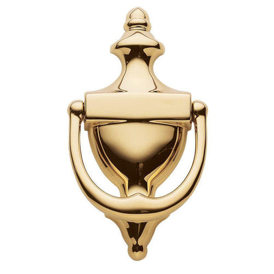 Colonial Lifetime Polished Brass Door Knocker - Super Arbor