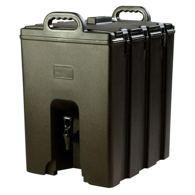 Insulated 10 gal. Beverage Server with Nylon Latch in Black - Super Arbor