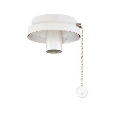 Matte White Ceiling Fan Low Profile LED Light Kit - Super Arbor