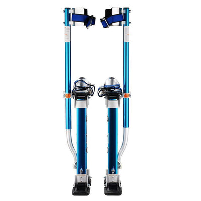 24 in. to 40 in. Adjustable Height Drywall Stilts in Blue - Super Arbor