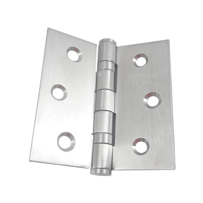 3-1/2 in. x 3-1/2 in. Stainless Steel Full Mortise Hinge with Ball Bearings - Super Arbor