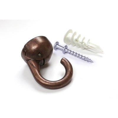 Indoor/Outdoor Elephant Ceiling Hook in Bronze - Super Arbor