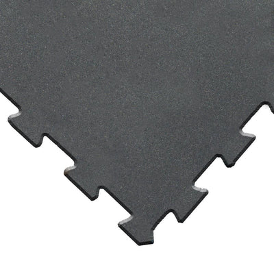 Goodyear "ReUz" Rubber Tiles 1.6 ft. W x 1.6 ft. L Black Rubber Flooring Tiles (88 sq. ft.) (32-pack)