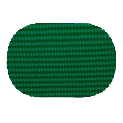 Fishnet Oval Placemat in Hunter Green (Set of 12) - Super Arbor