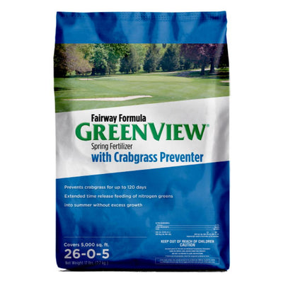 GreenView 17 lbs. Fairway Formula Spring Fertilizer with Crabgrass Preventer - Super Arbor