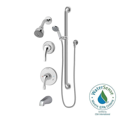 Origins Temptrol Single-Handle 1-Spray Tub and Shower Faucet in Polished Chrome (Valve Included) - Super Arbor