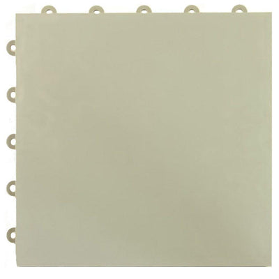 Greatmats Court Floor Flat Top Light Gray 12-1/8 in. x 12-1/8 in. x 5/8 in. Interlocking Modular Floor Tile (Case of 24)