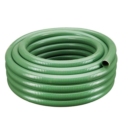 3/4 in. Dia x 100 ft. Green Heavy-Duty Flexible PVC Suction and Discharge Hose - Super Arbor