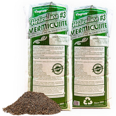 Viagrow 4 cu. ft./29.9 Gal./113 l Horticultural Vermiculite (2-Pack) - Super Arbor