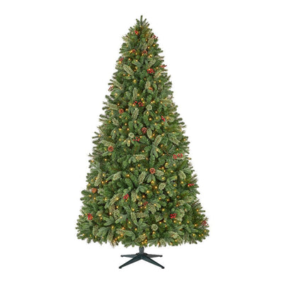 9 ft Westwood Fir LED Pre-Lit Artificial Christmas Tree with 800 Warm White Micro Fairy Lights - Super Arbor