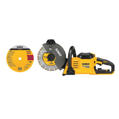 FlexVolt 60-Volt Max Lithium-Ion 9 in. Cordless Brushless Cutoff Saw (Tool-Only) - Super Arbor