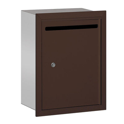 2240 Series Bronze Standard Recessed-Mounted Private Letter Box with Commercial Lock - Super Arbor
