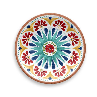 Rio Medallion Assorted Melamine Salad Plate (Set of 6) - Super Arbor