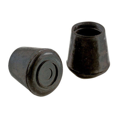 7/8 in. Black Rubber Leg Tips (4 per Pack) - Super Arbor