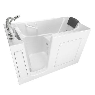 Gelcoat Premium Series 60 in. Left Hand Walk-In Whirlpool and Air Bathtub in White - Super Arbor