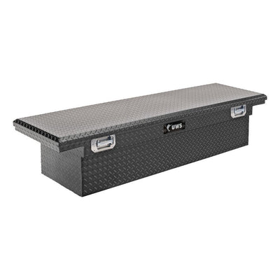 UWS Matte Black Aluminum 72" Crossover Tool Box with Pull Handles (Heavy Packaging) - Super Arbor