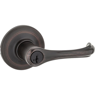 Dorian Venetian Bronze Exterior Entry Door Lever featuring SmartKey - Super Arbor