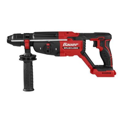 BAUER 20V Brushless Cordless 1 in. SDS-PLUS Type Rotary Hammer - Tool Only - Super Arbor