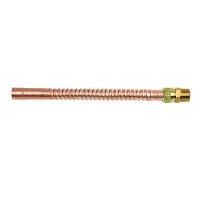 3/4 in. FIP/MIP x 3/4 in. Nominal Male/Female Sweat x 12 in. Copper Water Heater Connector (7/8 in. O.D.) - Super Arbor