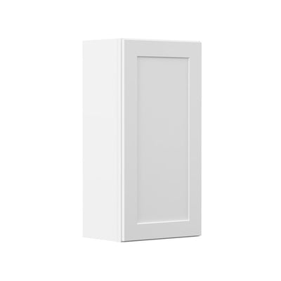 Shaker Ready To Assemble 18 in. W x 36 in. H x 12 in. D Plywood Wall Kitchen Cabinet in Denver White Painted Finish