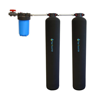 Essential Certified Series Whole House Water Filter System w/ Salt-Free Softener - Carbon & KDF Home Water Filtration - Super Arbor