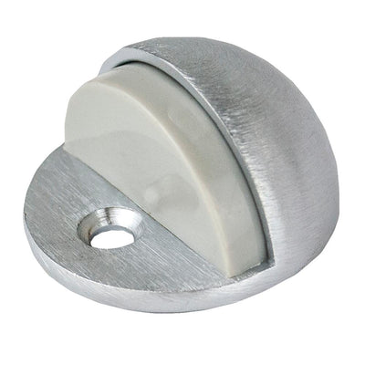 Satin Chrome Low Dome Door Stop - Super Arbor