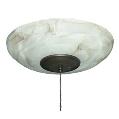 171 Mocha Large Bowl Oil Rubbed Bronze Ceiling Fan Light - Super Arbor