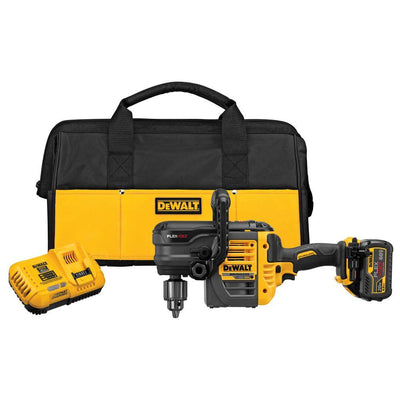 FLEXVOLT 60-Volt MAX Lithium-Ion Cordless Brushless 1/2 in. Stud and Joist Drill with Battery 2.0Ah, Charger & Tool Bag