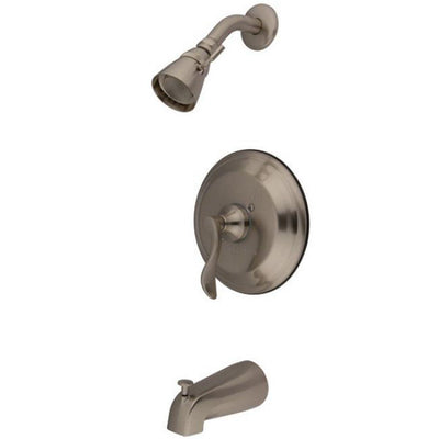 French Single-Handle 5-Spray Tub and Shower Faucet in Brushed Nickel (Valve Included) - Super Arbor